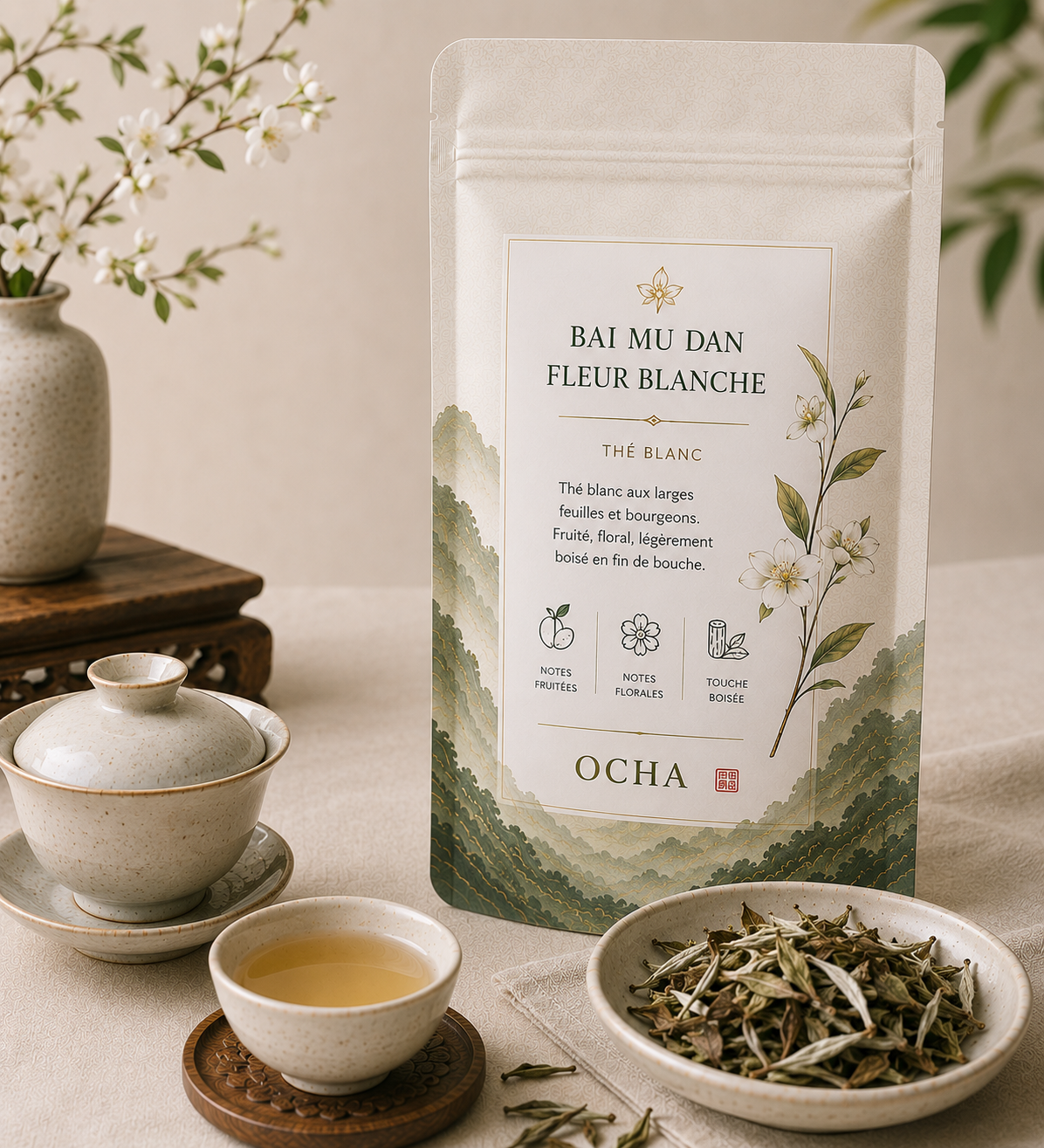 Bai Mu Dan Fleur Blanche